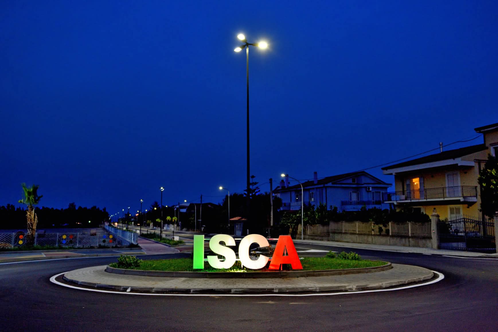 Vista panoramica del mare e della costa di Isca sullo Ionio